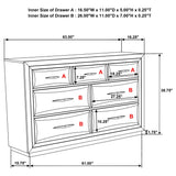 Full bedroom setup with Atlas dresser