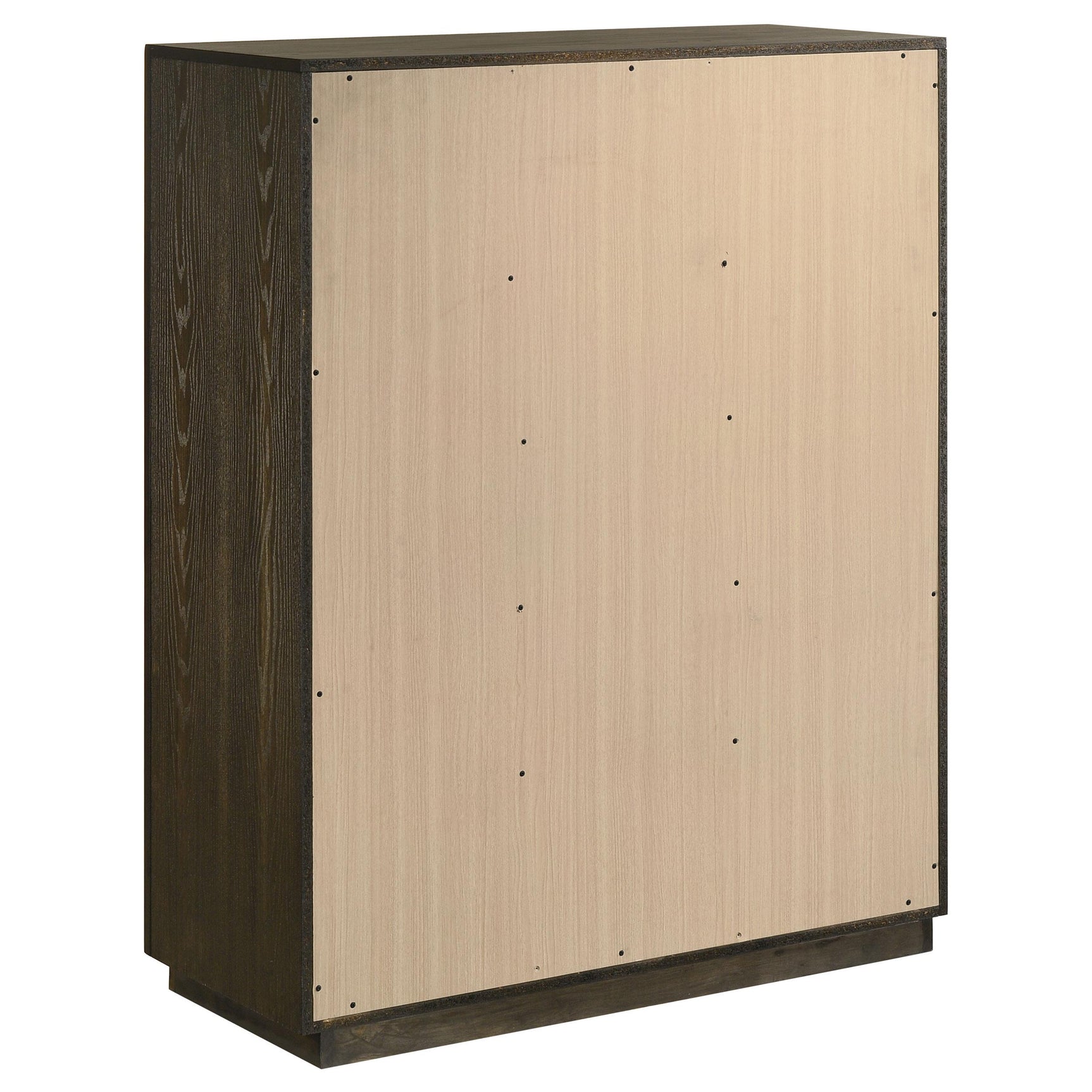 Drawer partially open showing metal ball bearing glide