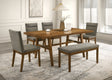 Linus Brown Rectangular Dining Room Set from Decor Furniture