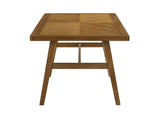 Linus Brown Rectangular Dining Room Set view 4