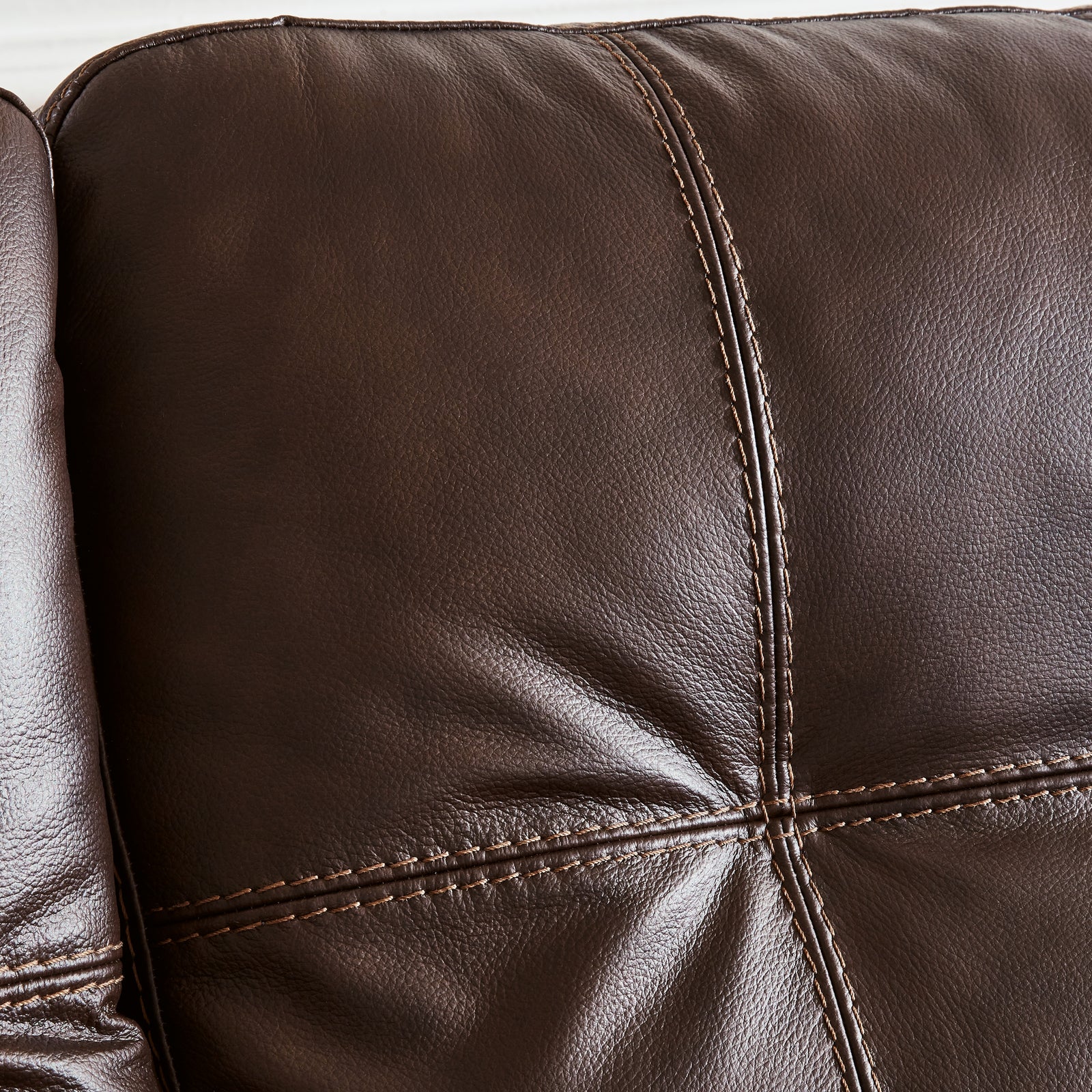 main view of Santorine Dark Brown Sofa and Loveseat furniture