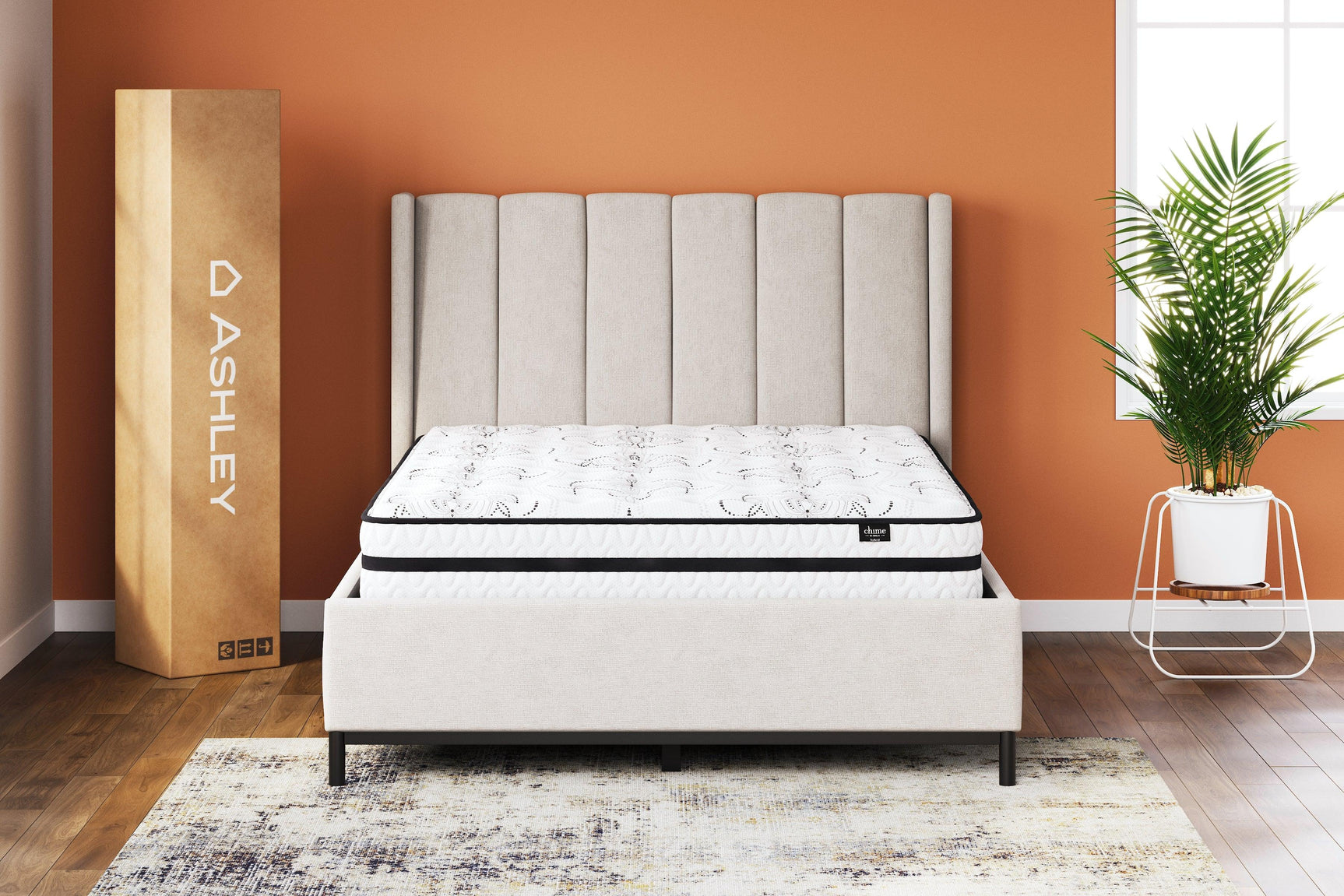 Chime 10 Inch Hybrid mattress layers cutaway