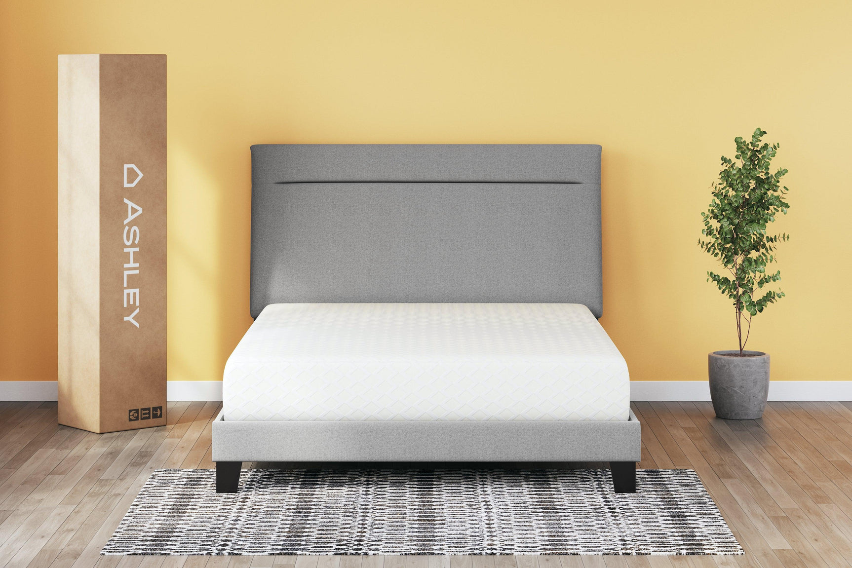 Memory foam layer detail in mattress cross-section