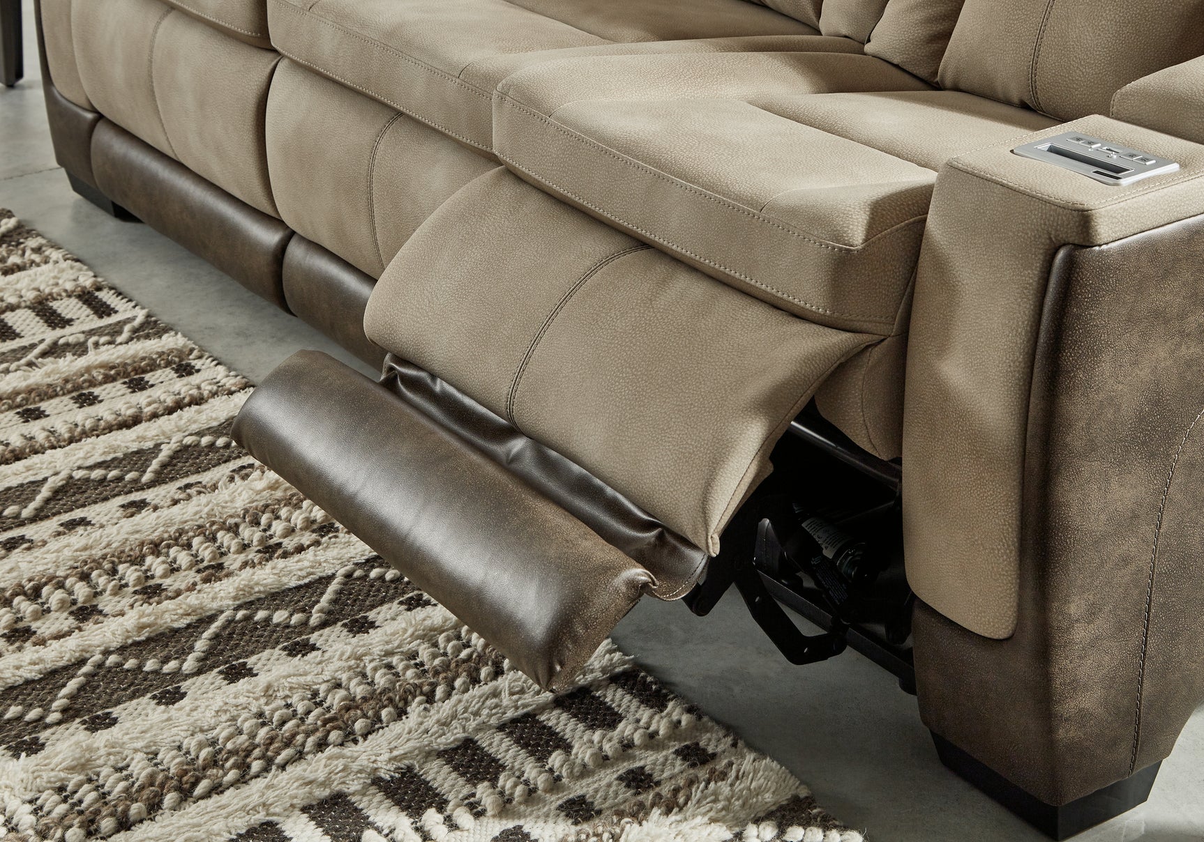 Extended footrest on Next-Gen Sand DuraPella recliner