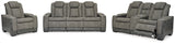 Next-Gen Slate DuraPella loveseat, side view