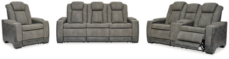 Next-Gen Slate DuraPella loveseat, side view