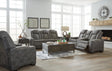 Sofa with extended footrest