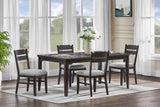 Room view of Higgins Dark Cherry Dining Room Set in a dining setting