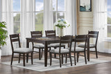 Close-up detail of Higgins Dark Cherry Dining Room Set craftsmanship