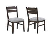 Main view of Higgins side chair in dark cherry finish