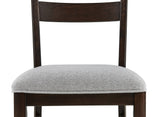 Room view featuring Higgins dining side chairs