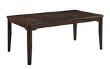 Detail view of tabletop finish and edge