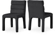 Kai Black Boucle Fabric Dining Chair - Ella Furniture