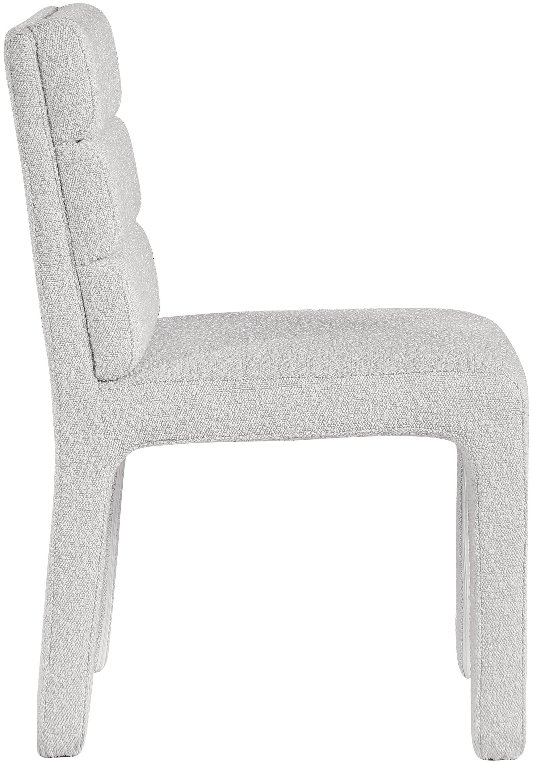 Kai Cream Boucle Fabric Dining Chair - Ella Furniture