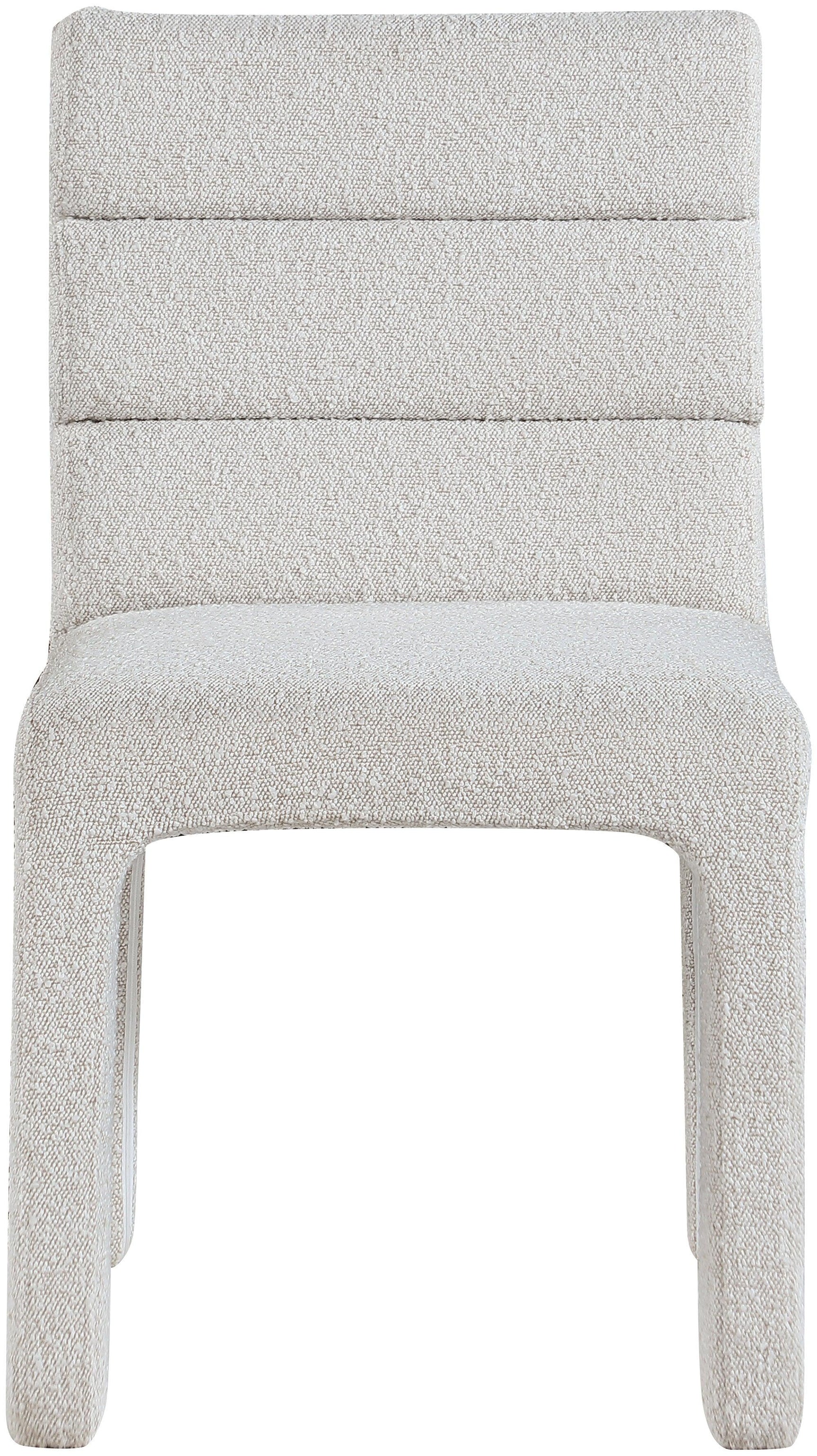 Kai Cream Boucle Fabric Dining Chair - Ella Furniture