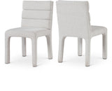 Kai Cream Boucle Fabric Dining Chair - Ella Furniture