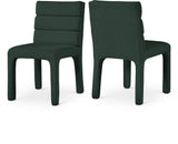 Kai Green Boucle Fabric Dining Chair - Ella Furniture