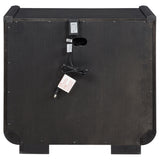 Detail of soft-closing drawer mechanism