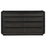 Leandro dresser side angle view with rounded corners