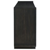 Detail of minimalist drawer pulls