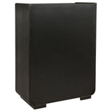 View of rounded corners and sleek profile