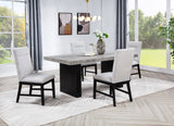 Sebastian dining set room view with chairs and table