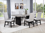 Sebastian Black Gray Dining Room Set view 3