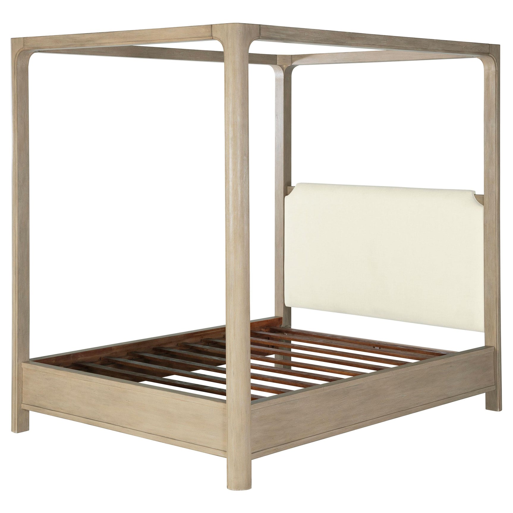 Side angle showcasing platform base and support legs