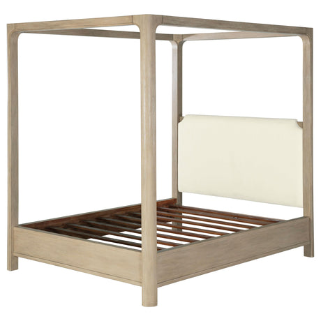 Side angle showcasing platform base and support legs