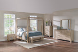 Decorative details on bed posts and rails