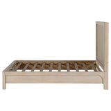Assembly hardware and support legs of Solano Queen Panel Bed