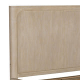 Solano 56-inch Queen Panel Bed front view weathered mango finish