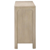 Leveler and support leg under Solano dresser