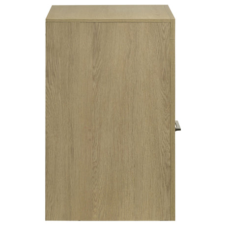 Back view of Hendricks nightstand