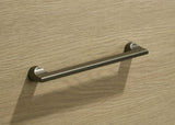 Metal ball-bearing drawer glides detail