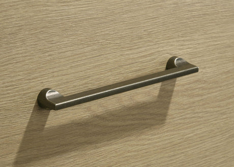 Metal ball-bearing drawer glides detail