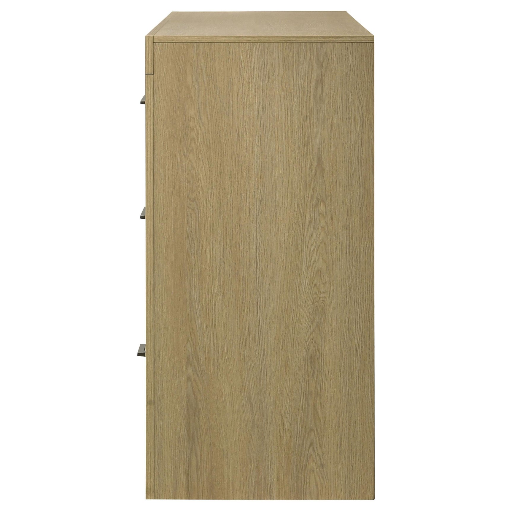 Open drawer showing metal ball-bearing glides