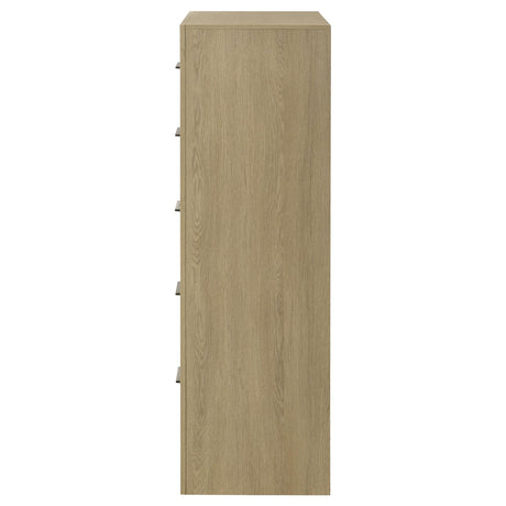 Open drawer showing metal ball-bearing glides
