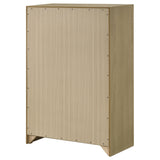 Drawer detail with melamine veneer finish