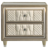 Lorient nightstand top drawer felt lining view