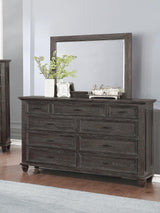 Atascadero 3-Drawer Nightstand Weathered Carbon - Ella Furniture