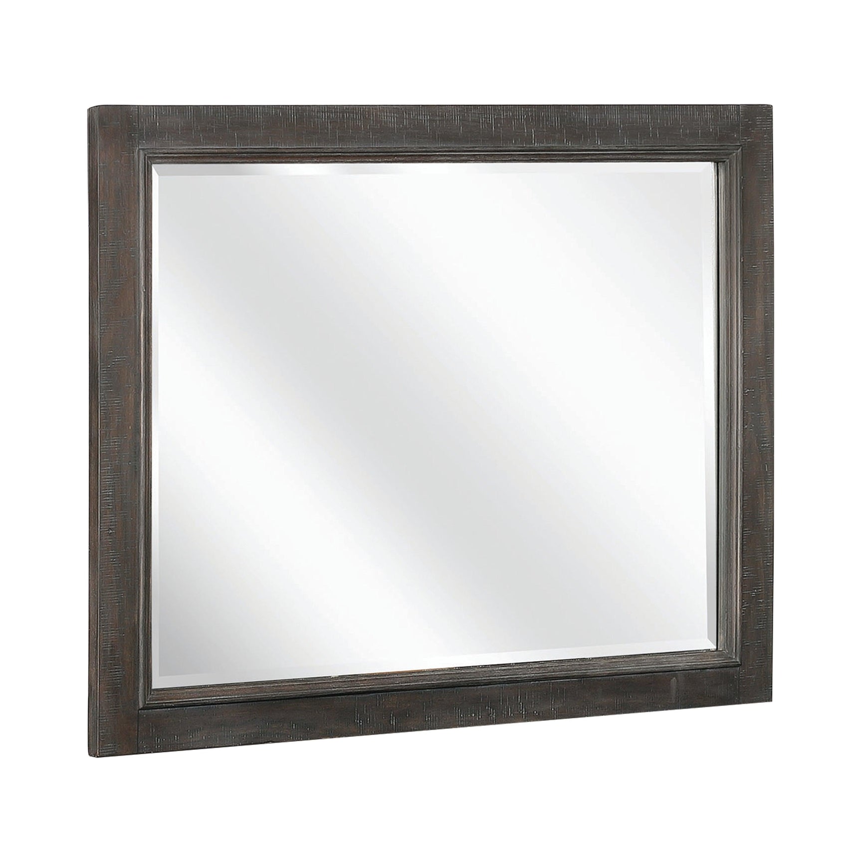 Atascadero Rectangular Mirror Weathered Carbon - Ella Furniture