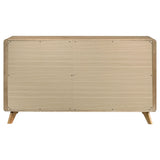 Bennett 6-drawer Bedroom Dresser Cabinet Light Oak