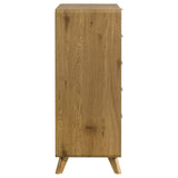 Bennett chest corner detail showing laminate finish