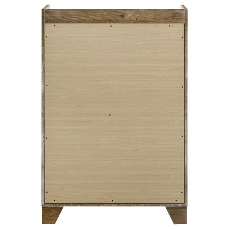 Top drawer open showing drawer interior