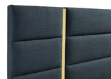Full view of bed frame from diagonal angle