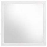 Angled view highlighting minimalist profile of Ines mirror