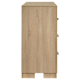 Leg leveler detail underneath dresser
