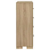 Full chest profile with light oak finish