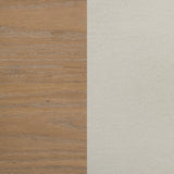 Leanne Eastern King LED Panel Bed underside showing support legs